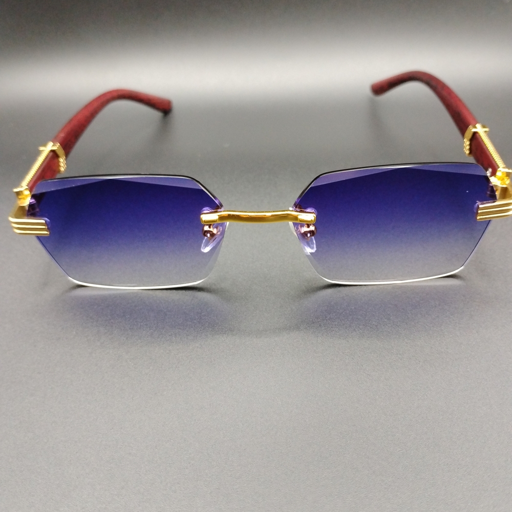 Purple and Gold Women's Sunglasses BNWOT - Picture 2 of 4